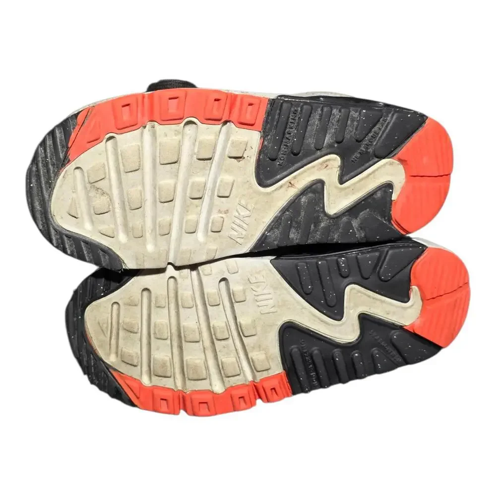 Nike Air Max 90 Kids‎ 7C Black White Infrared Sneakers Toddler Shoes
